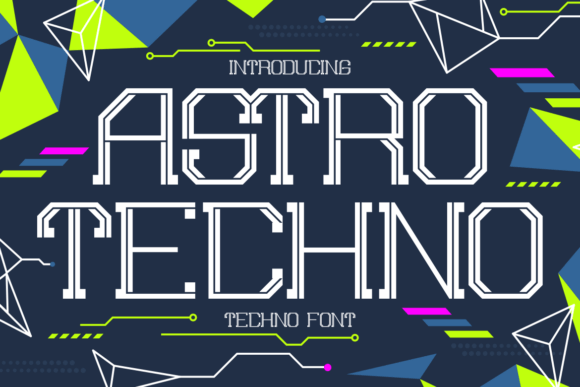 Astro Techno Font for Bold Web Design