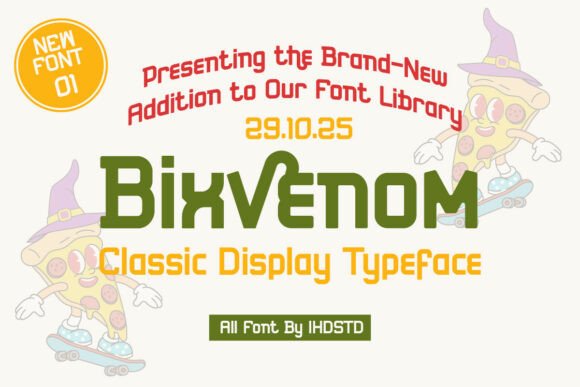 Bixvenom Font: Classic Elegance for Designers