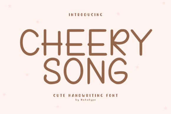 Cheery Song Font: A Joyful Display for Digital Marketing