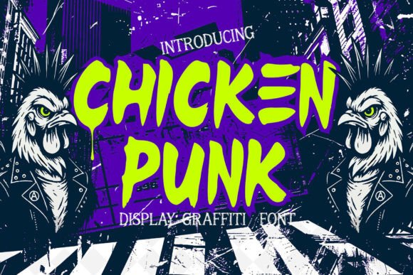 Chicken Punk Font for Bold Web Design