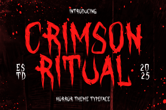 Crimson Ritual Font for Bold Campaigns