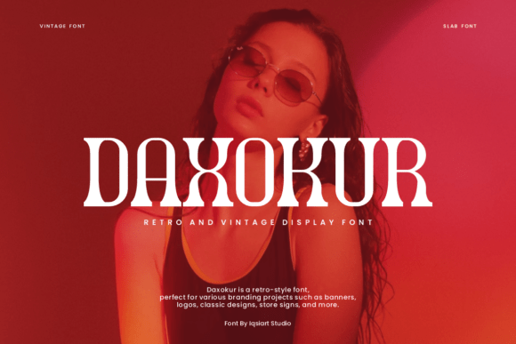Daxokur: A Bold Font for Creative Campaigns