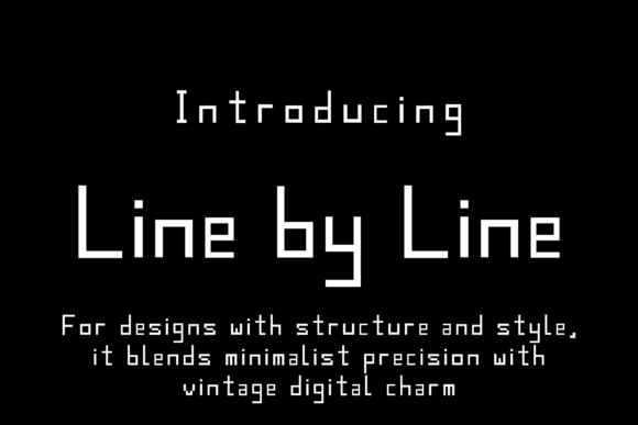 Line by Line Font Review