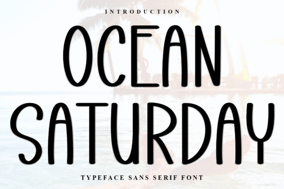 Ocean Saturday Font for Festive Branding