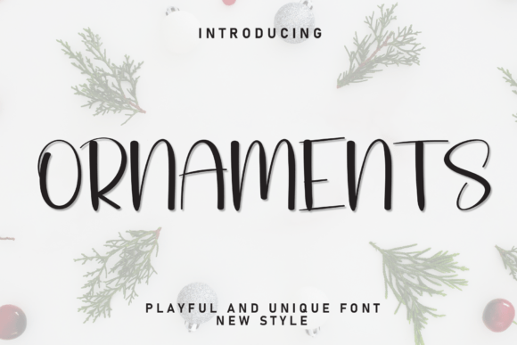 Ornaments Font Review
