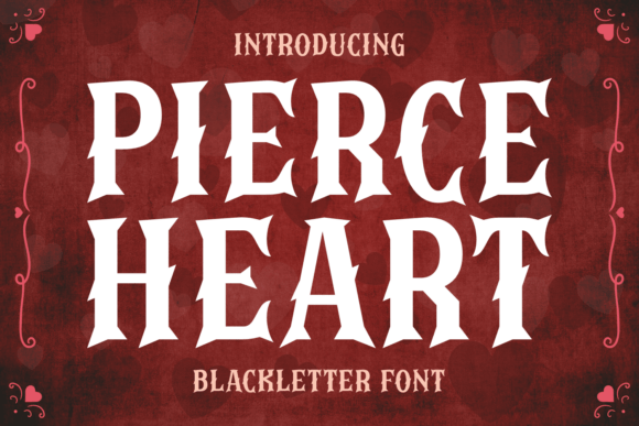 Pierce Heart Font for Bold Web Design