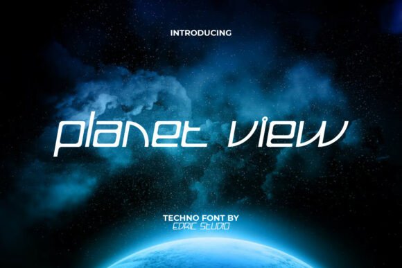 Planet View Font for Bold Branding