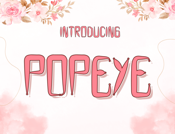 Popeye Font for Creative Projects