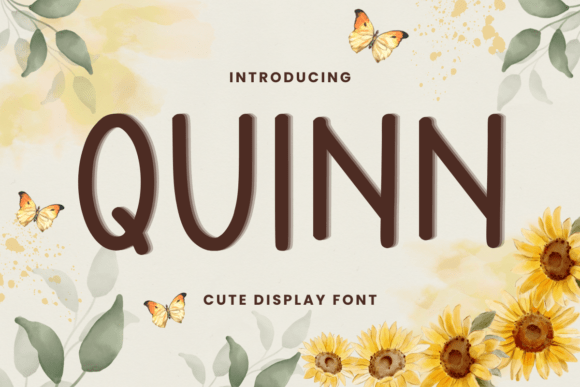 Quinn: A Friendly Display Font
