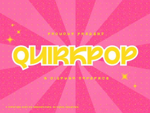 Quirkpop Font for Bold Design