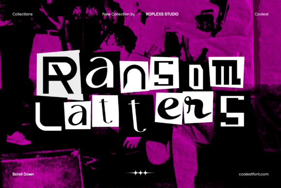 Ransom Latters Font for Creative Projects