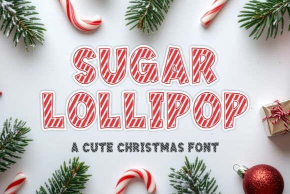 Sugar Lollipop Font for Creative Projects