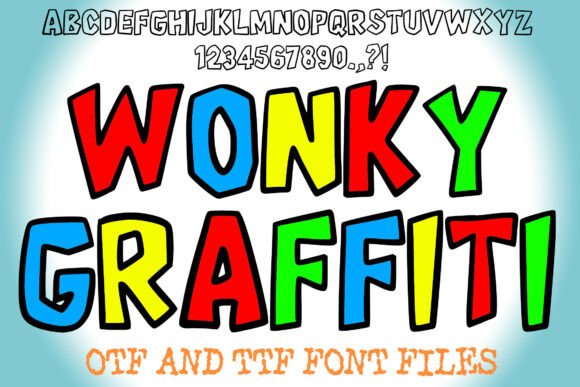 Wonky Graffiti Font for Bold Design